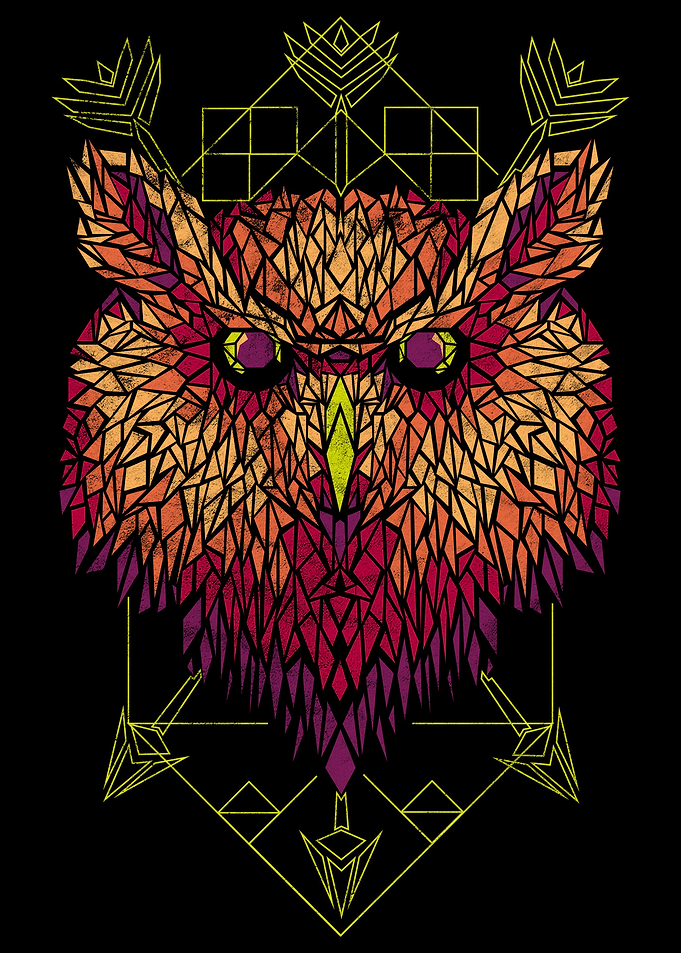 Owl Shatter Distressed