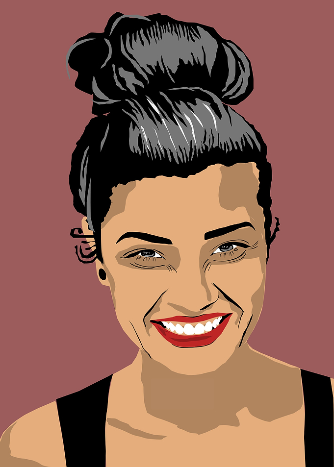 Cartoon woman