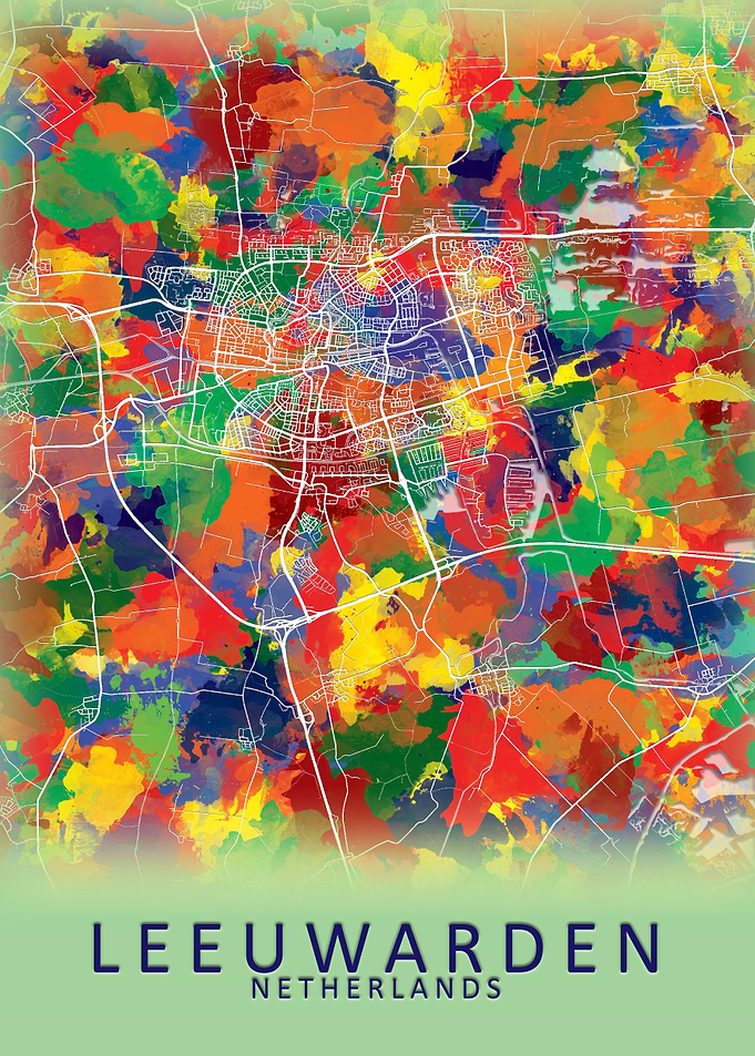 Leeuwarden Netherlands Map