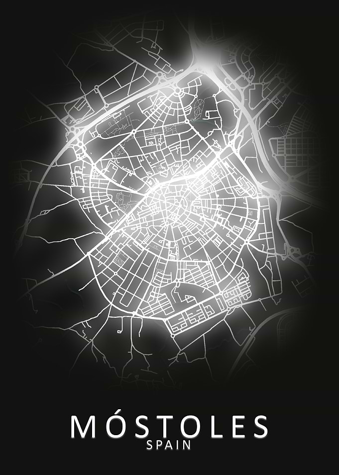 Mostoles Spain City Map