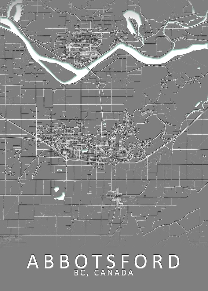 Abbotsford Canada City Map
