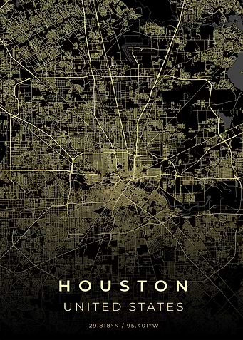 Houston City Map
