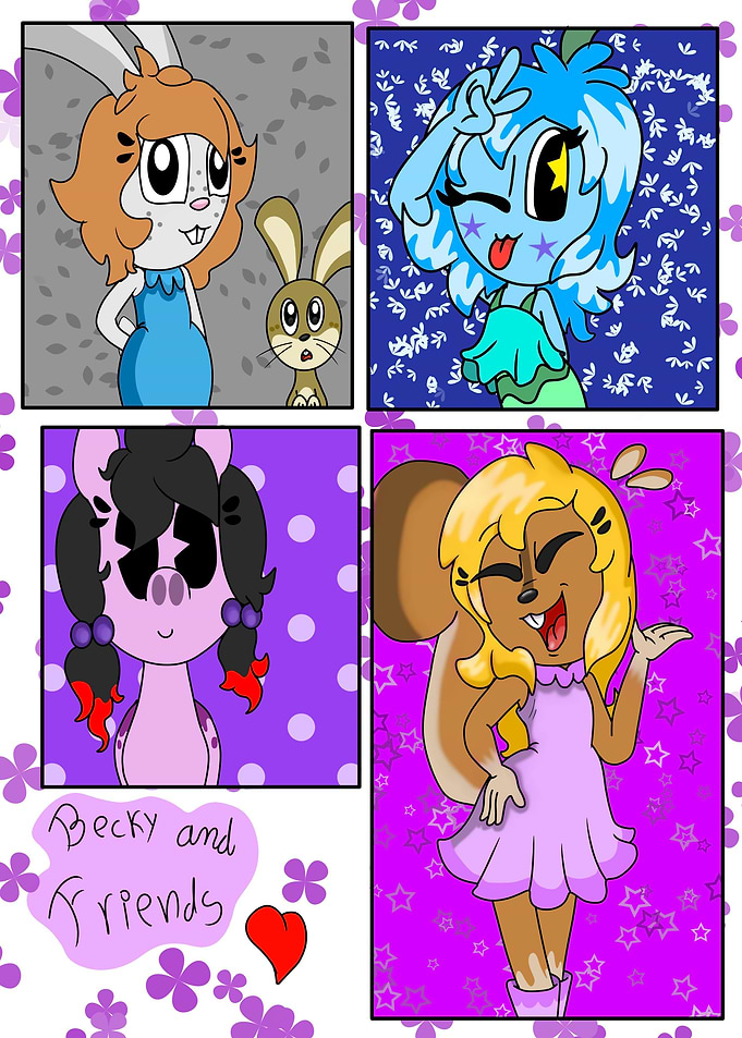 Becky and her friends