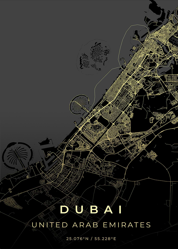 Dubai City Map