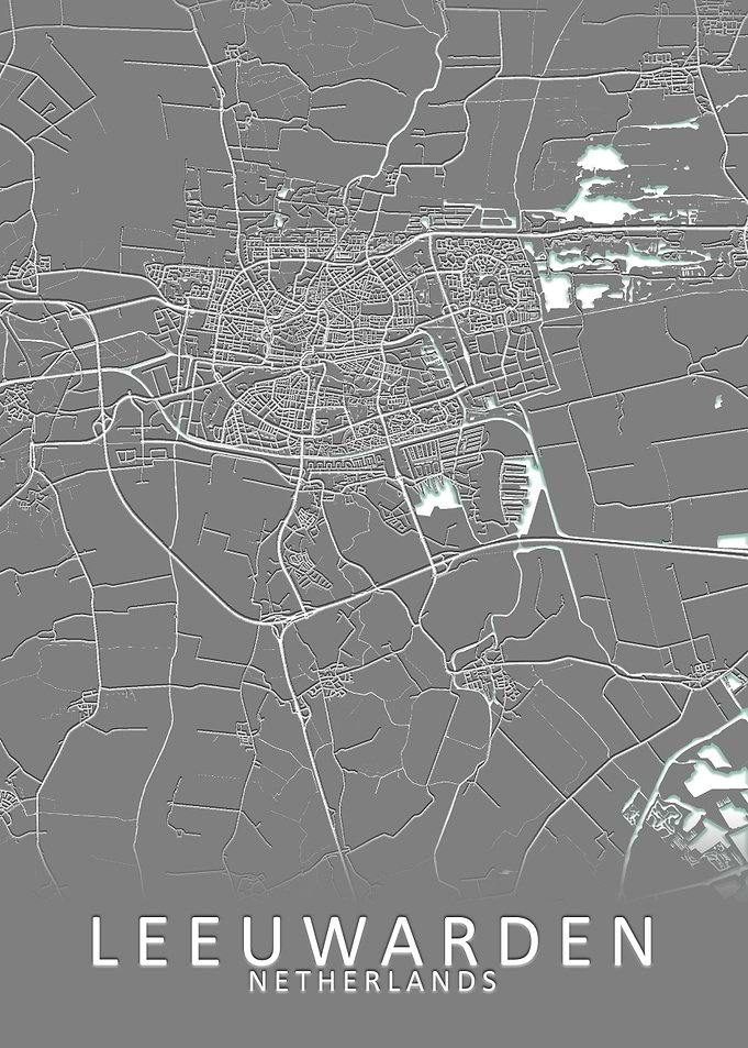 Leeuwarden Netherlands Map