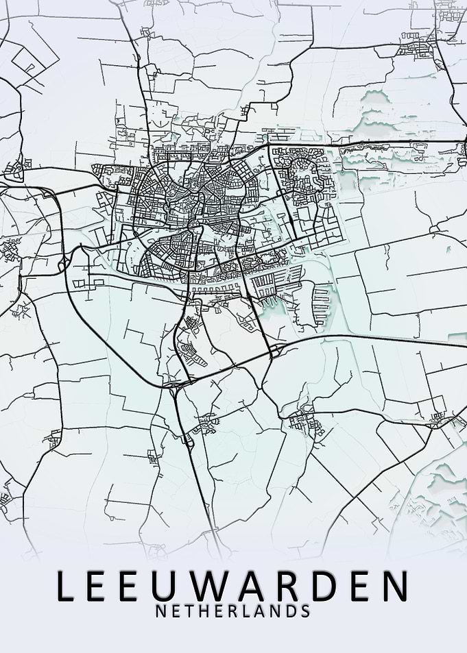 Leeuwarden Netherlands Map