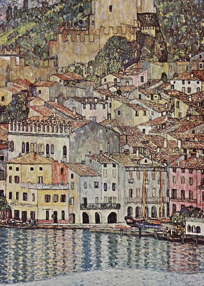 Gustav Klimt Lake Garda