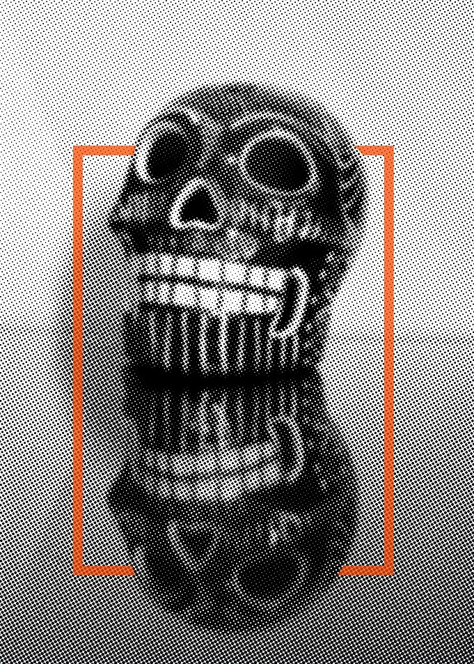 Muerte reflejada naranja