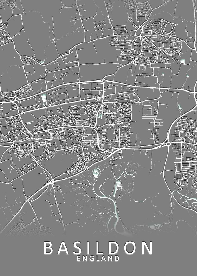 Basildon England City Map