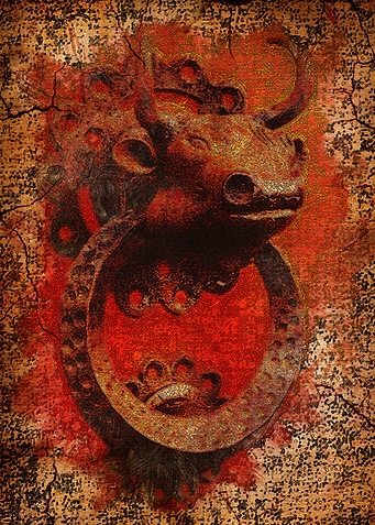 Head Bull Door Knocker