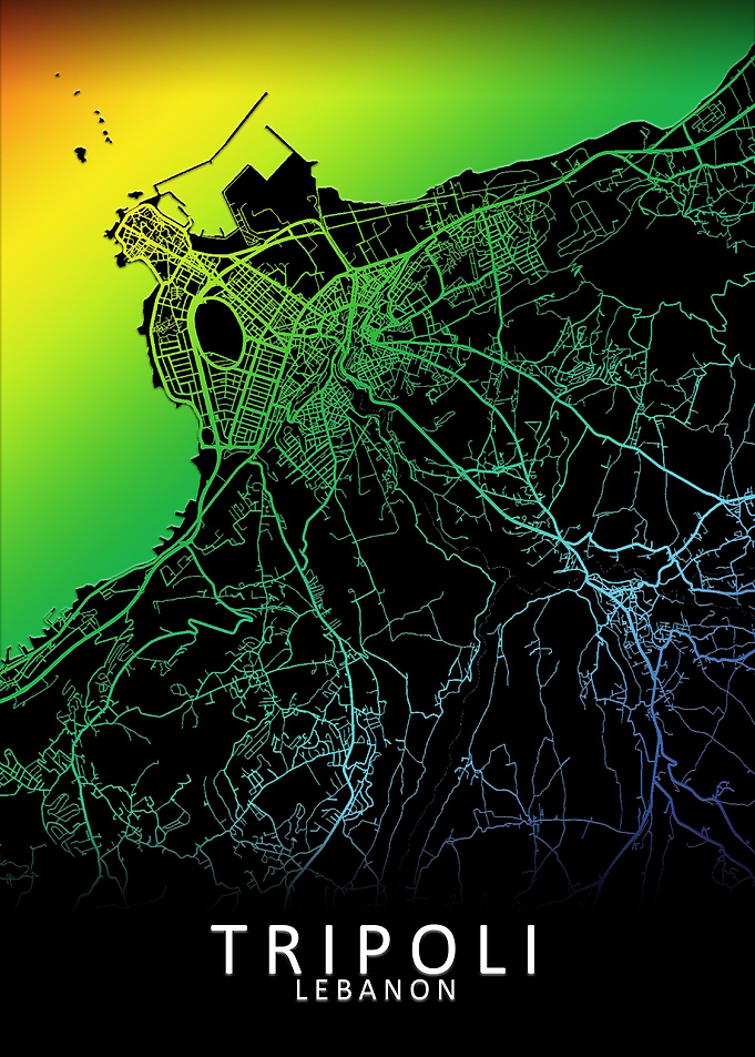Tripoli Lebanon City Map