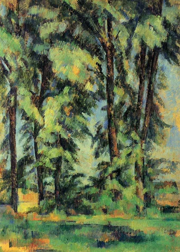Cezanne Tall Trees