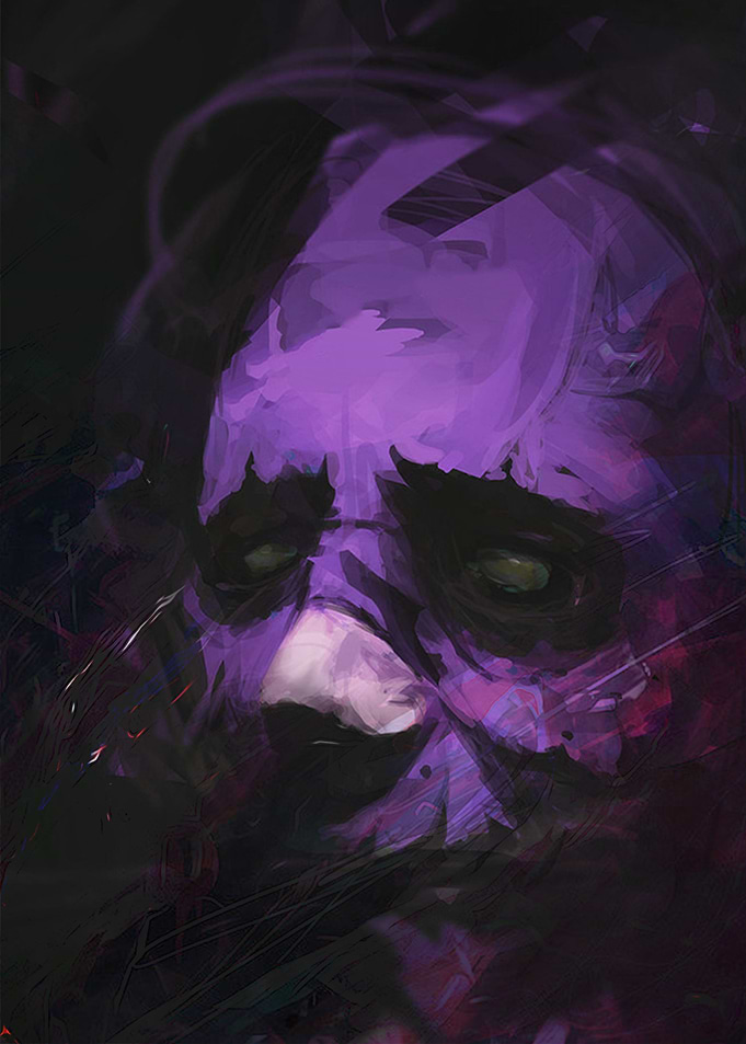 Abstract Portrait Mask