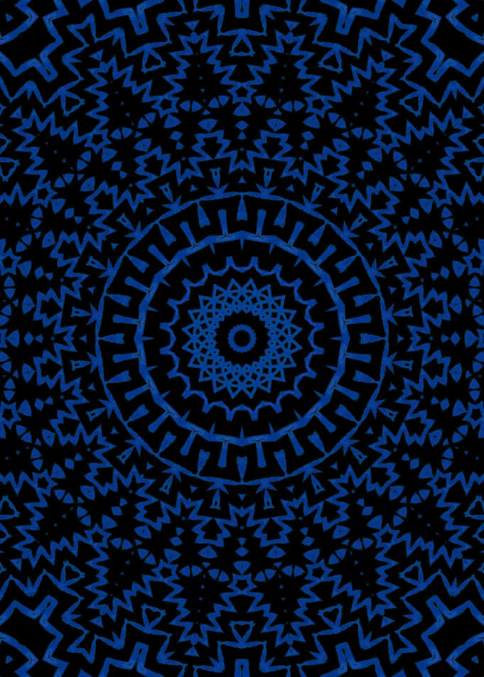Blue Mandala 5