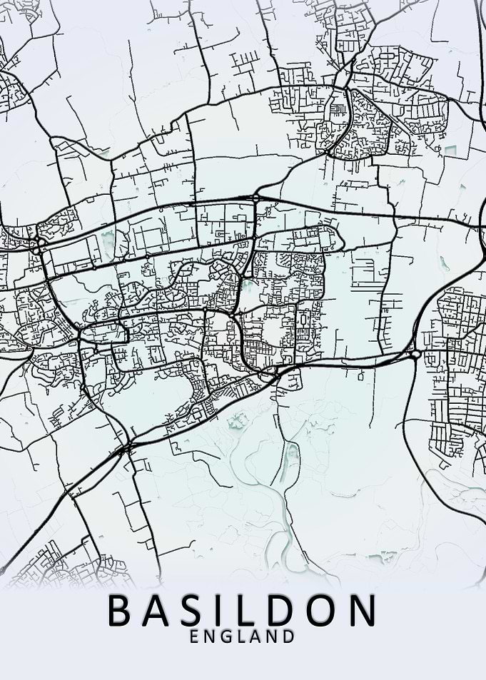 Basildon England City Map