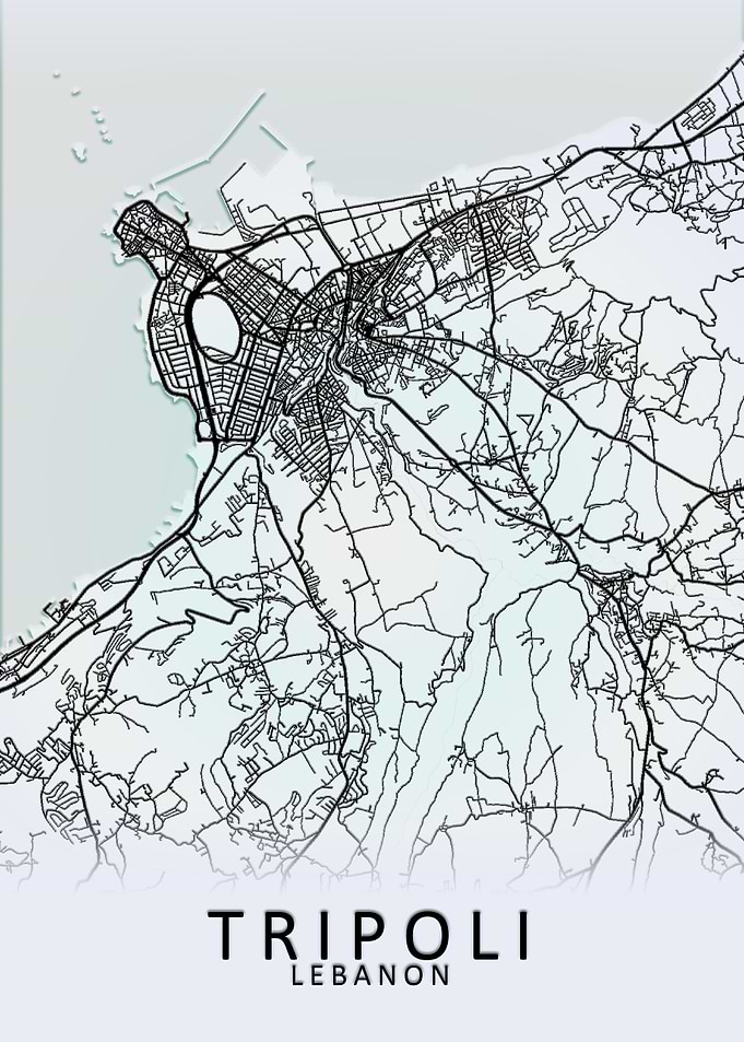 Tripoli Lebanon City Map