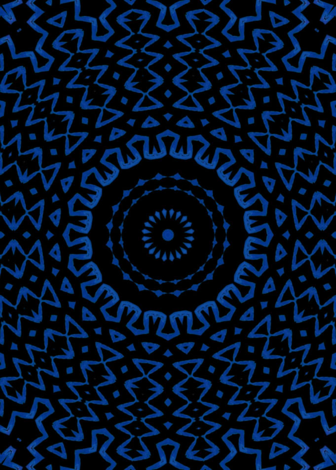 Blue Mandala 6