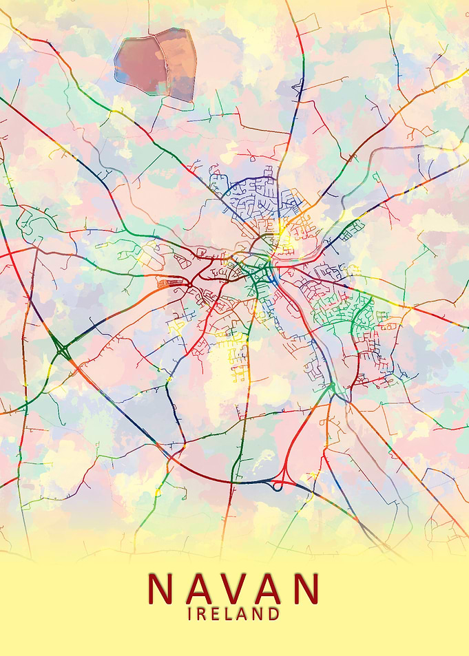 Navan Ireland City Map
