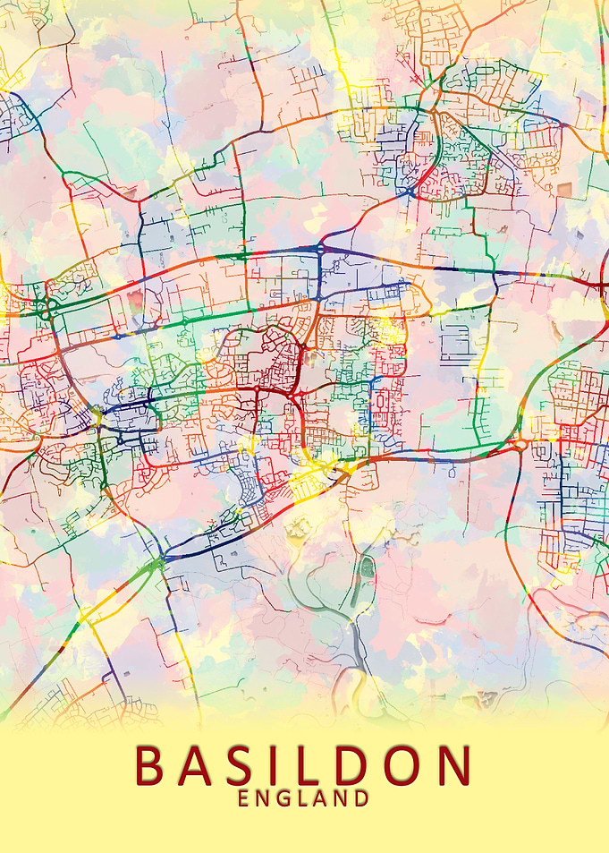 Basildon England City Map