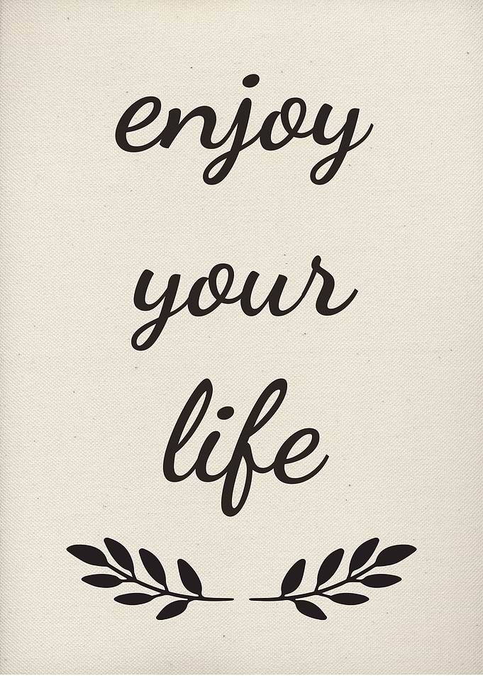 Enjoy your life