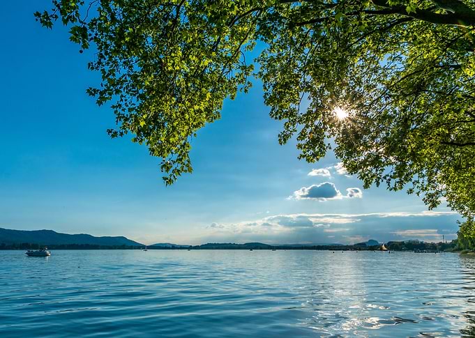 lake view summer