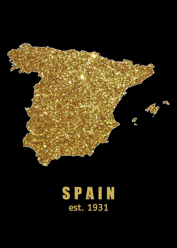 Spanish gold map