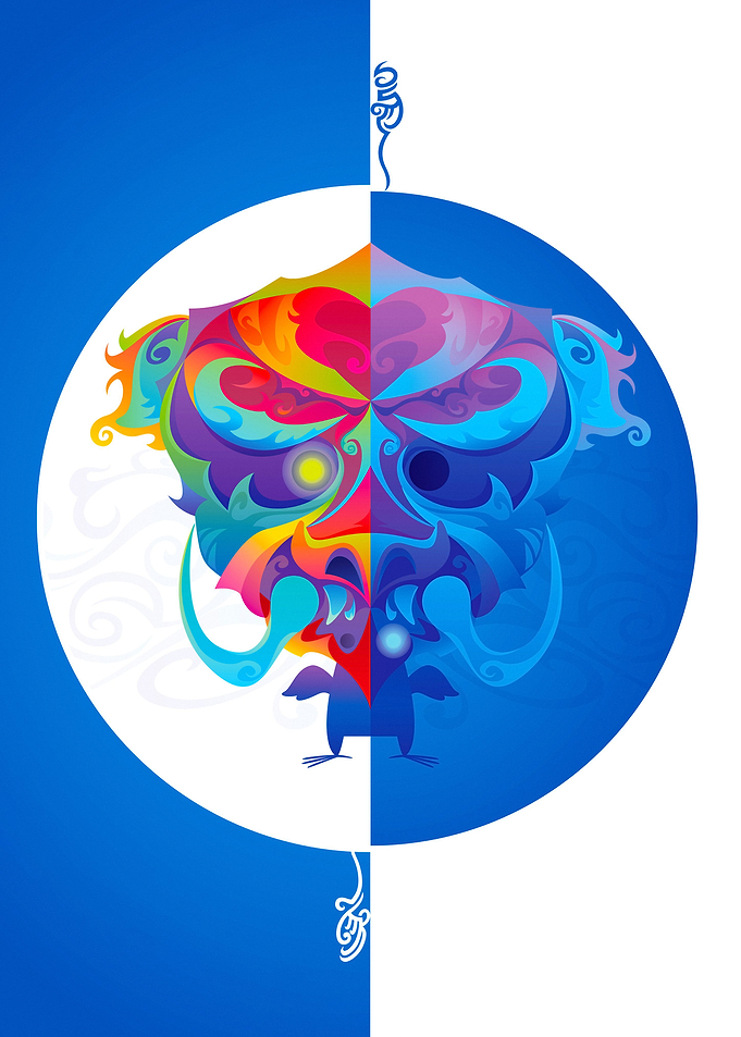 Mask blue moon edition