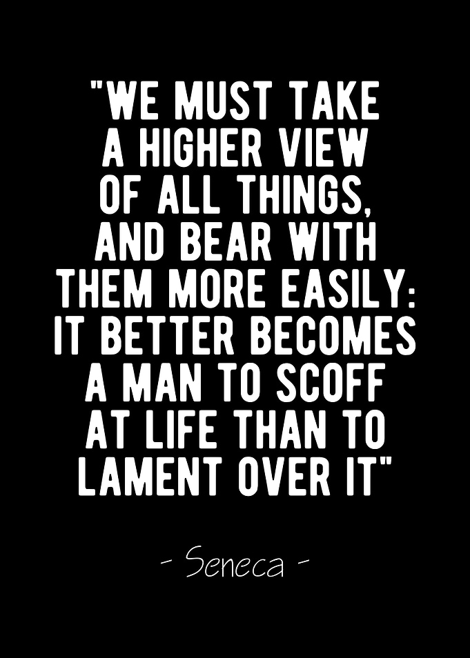 Higher View Stoic Quote