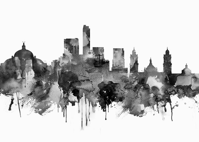 Mexico City Skyline