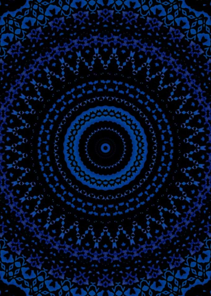 Blue Mandala 8