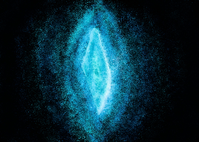 Glowing Ice