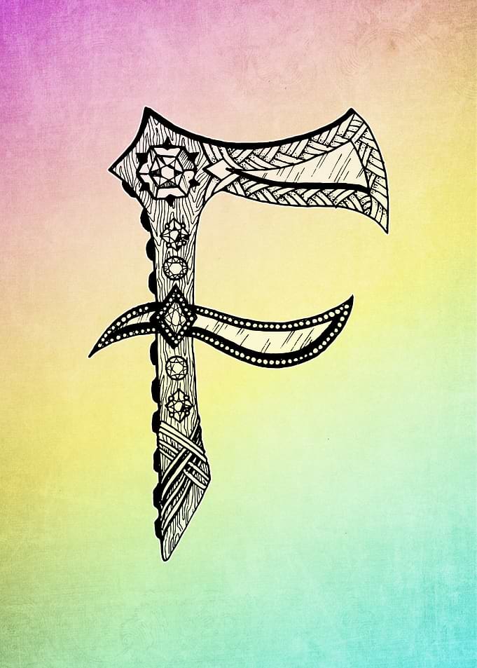 Fancy Warrior Axe color
