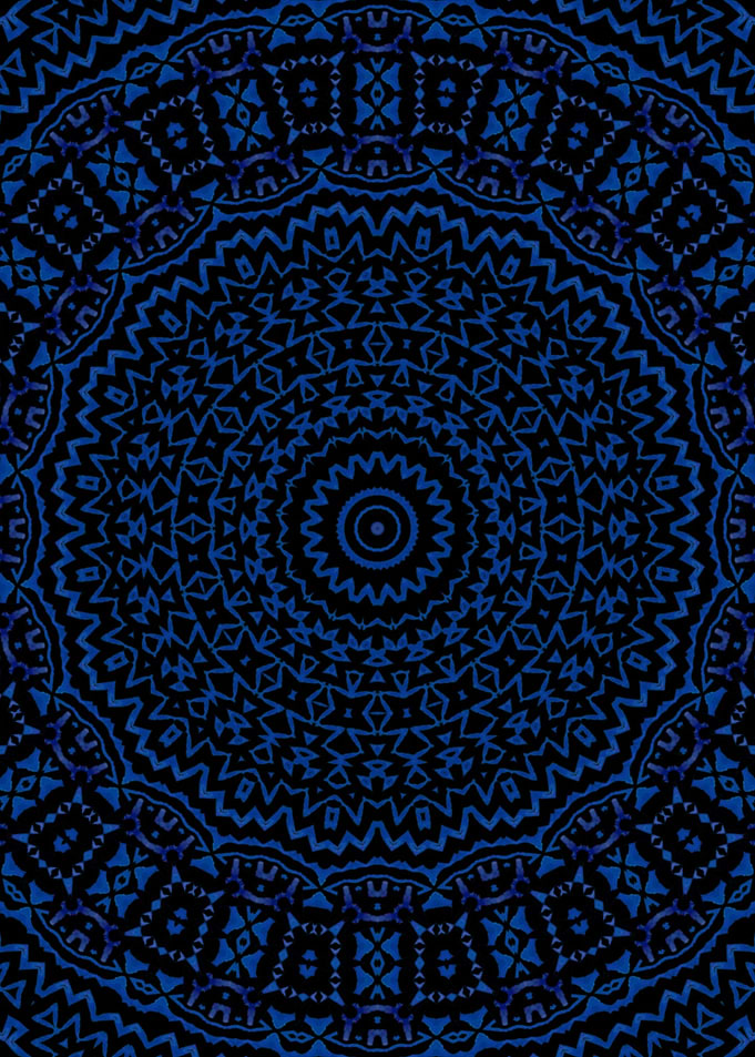 Blue Mandala 7