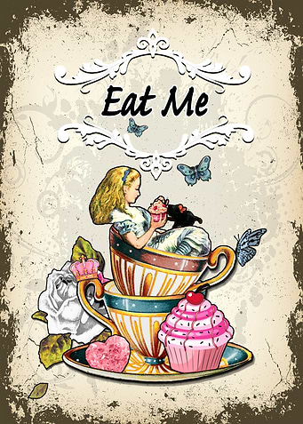 Alice in Wonderland Eat Me