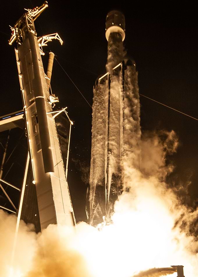 Falcon Heavy In The Night