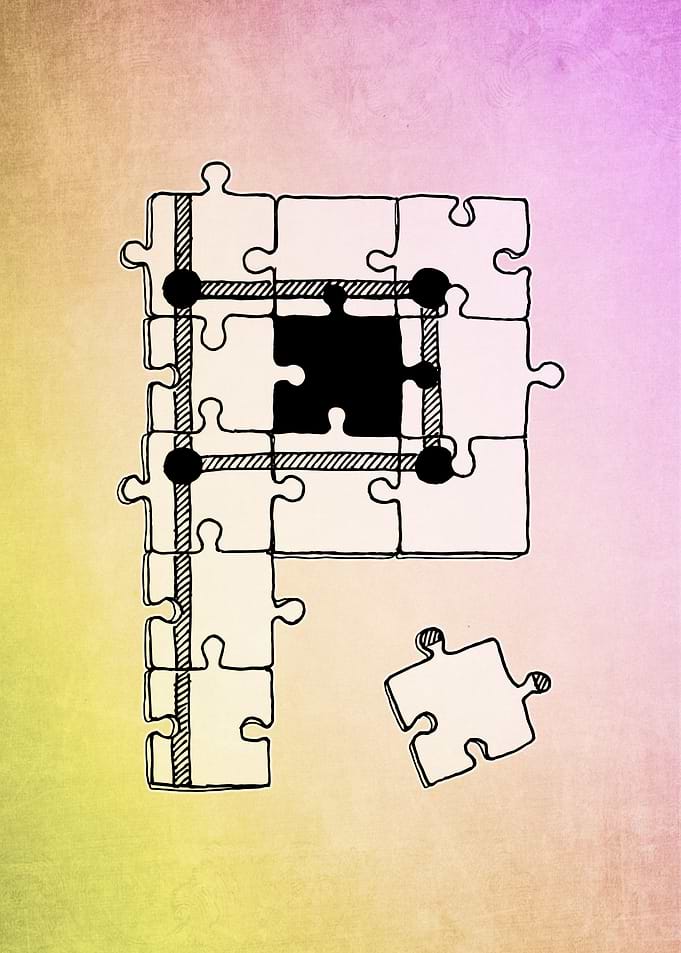 Puzzle Pieces color