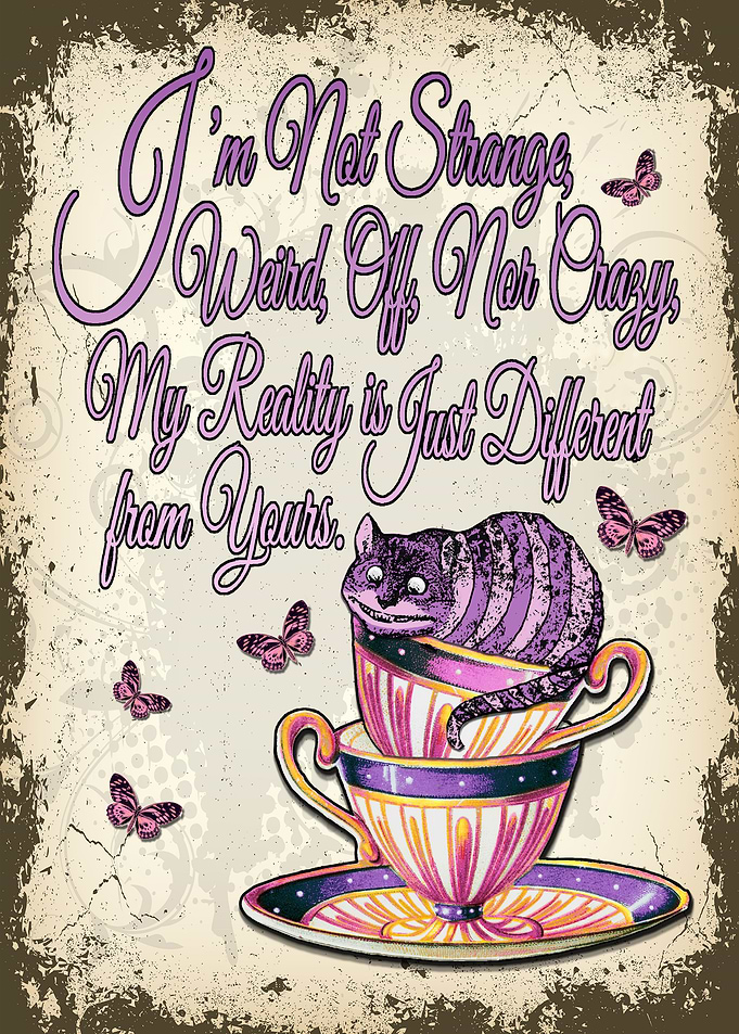 Cheshire Cat Strange quote