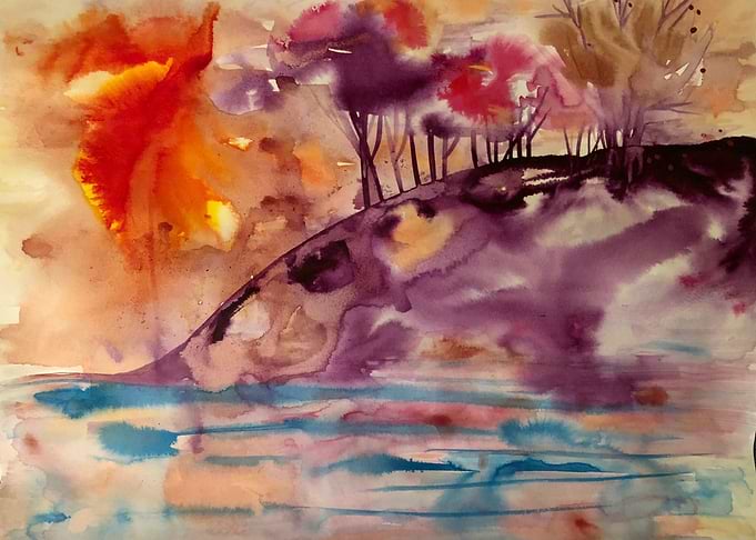 purple hill