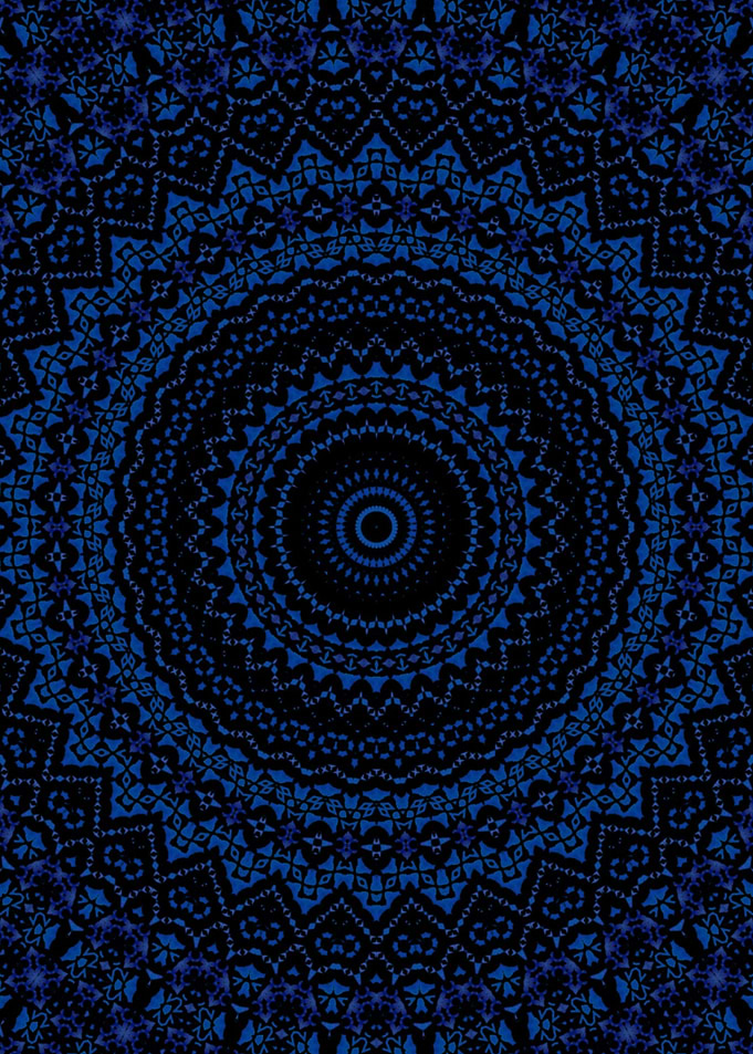 Blue Mandala 10