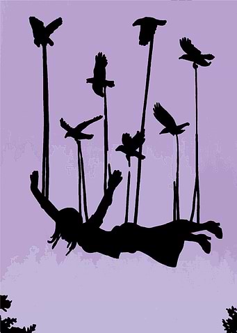 Flying girl
