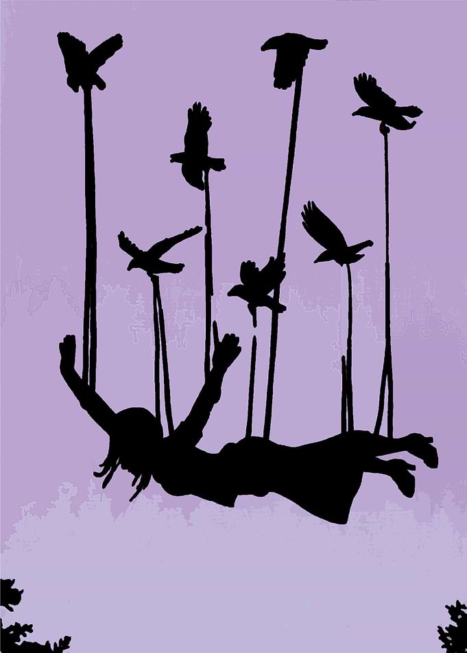 Flying girl