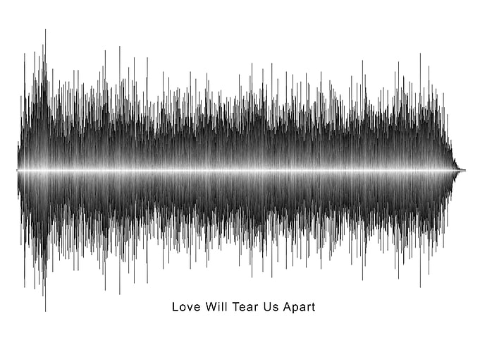 Joy Division Soundwave Art