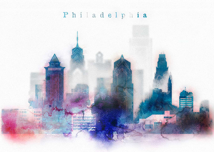 Philadelphia PA Skyline