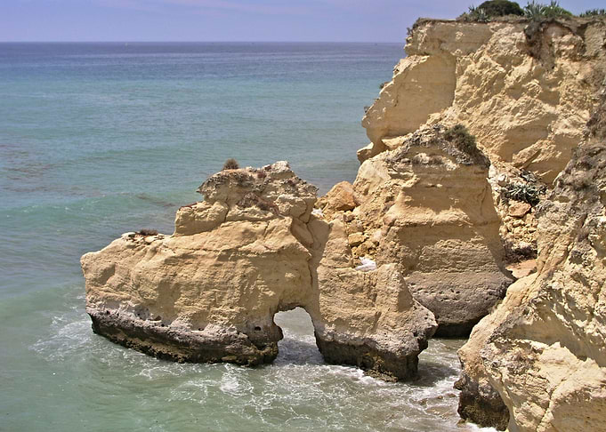Typical Algarve Coastline