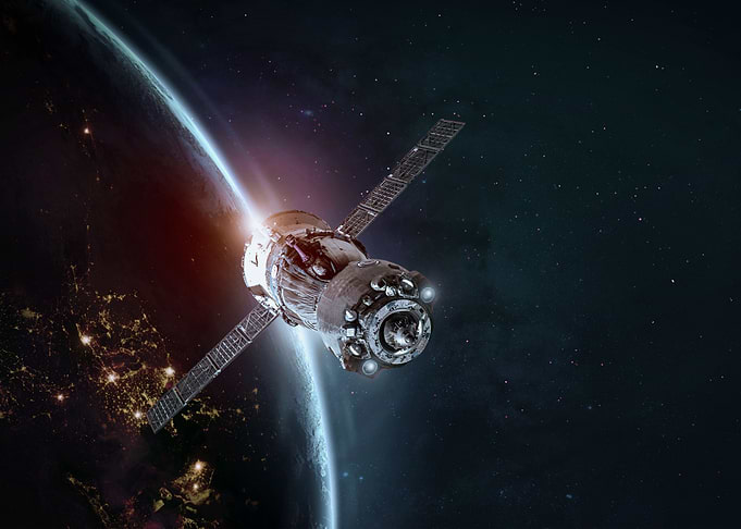 Satellite Over Earth