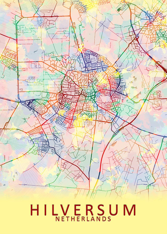 Hilversum Netherlands Map