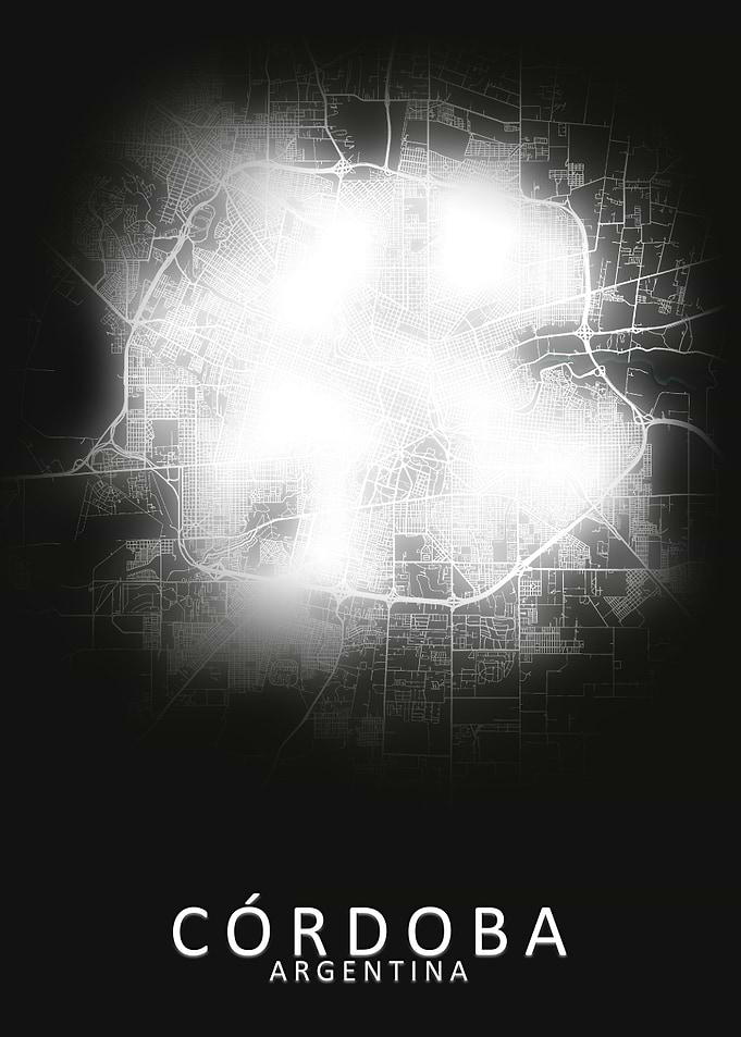 Cordoba Argentina City Map