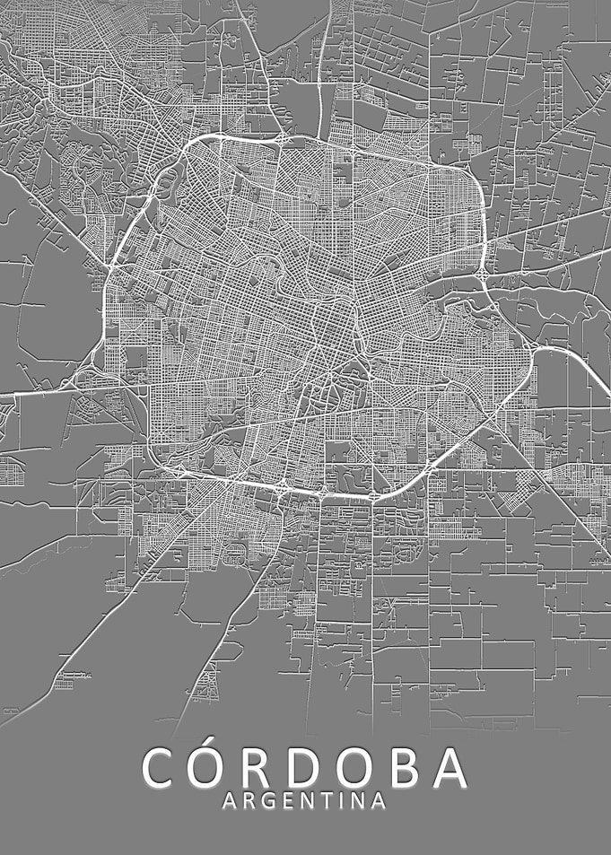 Cordoba Argentina City Map