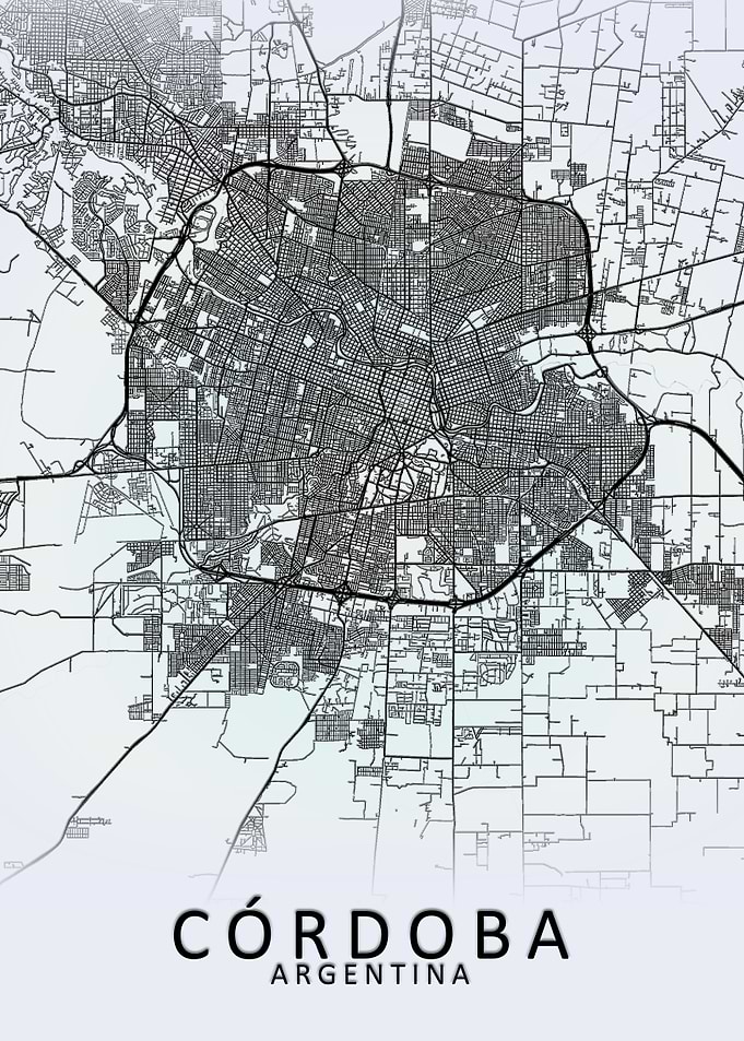 Cordoba Argentina City Map