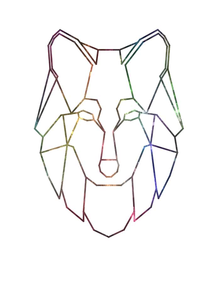 Neon wolf